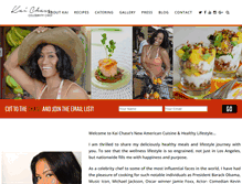 Tablet Screenshot of chefkaichase.com